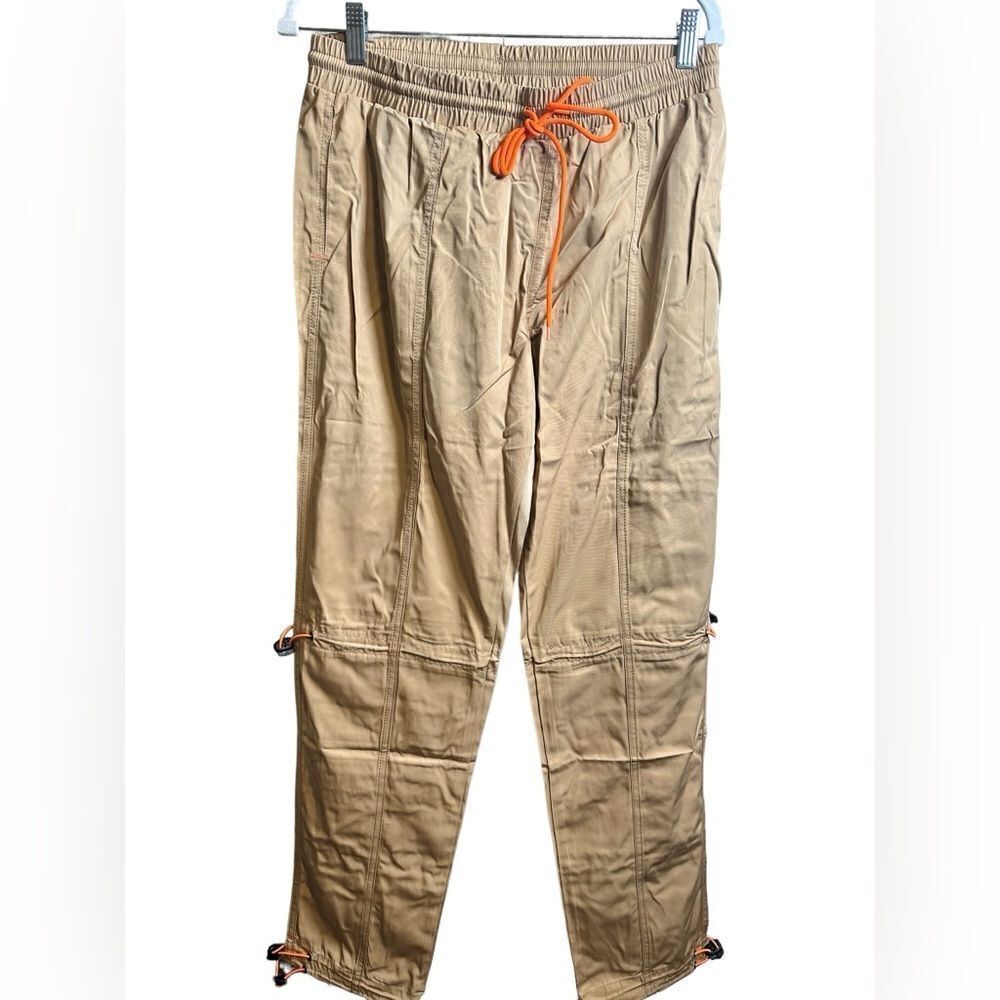 NWT EPTM USA Men’s Adjustable Elastic Cord Hyper Jogger Pants Tan - Size Small - Picture 5 of 8